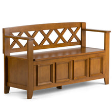 Load image into Gallery viewer, Amherst - Handcrafted Entryway Storage Bench
