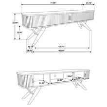 Load image into Gallery viewer, Stewart - TV Stand With Sliding Doors - Walnut