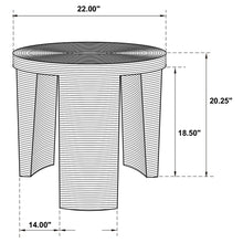 Load image into Gallery viewer, Huxton - Round End Table - Natural