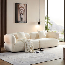 Load image into Gallery viewer, Sectional Sofa With Durable Fabric, Solid Wood Frame, And High Density Sponge Fill