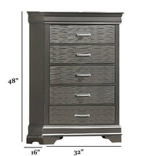 Load image into Gallery viewer, 1 Piece Chest With Unique Drawers - Gray