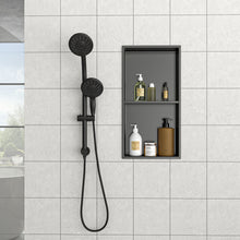 Load image into Gallery viewer, Modern Stainless Steel Shower Niche Double Shelf For Bathroom