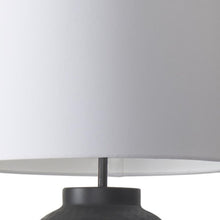 Load image into Gallery viewer, 30" Black Novelty Table Lamp With Drum Shade