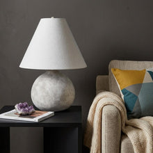 Load image into Gallery viewer, 25" Tan Novelty Table Lamp With Bell Shade