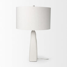 Load image into Gallery viewer, 31" White Novelty Table Lamp With Drum Shade