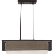 Load image into Gallery viewer, 17" 3-Light Dimmable Chandelier With Shades - Bronze
