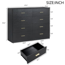 Load image into Gallery viewer, Modern Drawer Dresser For Bedroom, Ample Storage Wide Chest Of Drawers