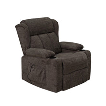 Load image into Gallery viewer, Lusio - Power Motion Recliner With Lift & Cup Holder - Brown