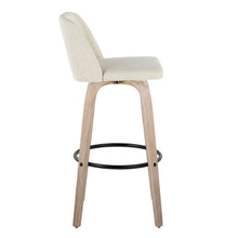 Load image into Gallery viewer, Toriano - Contemporary Fixed Height Barstool Swivel And Round Footrest (Set of 2)