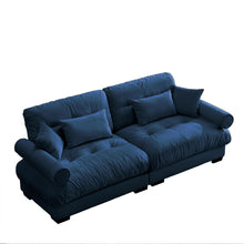 Load image into Gallery viewer, Modern Oversize Sofa With Cloud Like Comfort, Featuring Waist And Throw Pillows
