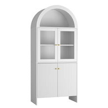 Load image into Gallery viewer, Modern Tech Inspired Dome Cabinet With LED Lighting