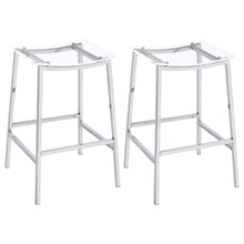 Load image into Gallery viewer, Staten - Backless Bar Stool (Set of 2) - Chrome