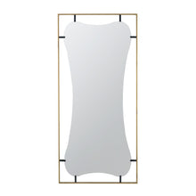 Load image into Gallery viewer, Poppy Mirror With Metal Frame Contemporary Design For Bathroom, Entryway Wall Decor