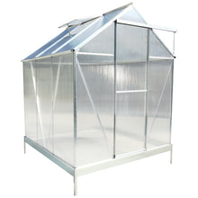 Load image into Gallery viewer, Polycarbonate house, Heavy Duty Outdoor Aluminum Walk-In House Kit With Rain Gutter, Vent And Door For Backyard Garden