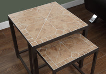 Load image into Gallery viewer, Nesting Table, Space-Saving Design Transitional (Set of 2)