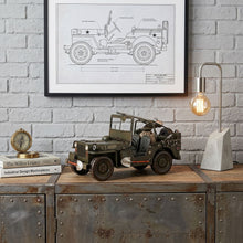 Load image into Gallery viewer, Army Hand Painted Decorative Truck - Green