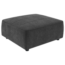 Load image into Gallery viewer, Ortega - Square Ottoman - Charcoal