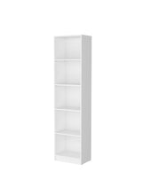 Load image into Gallery viewer, Five Tier Bookcase (546594) - White