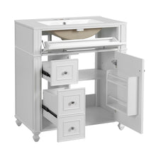 Load image into Gallery viewer, Bathroom Vanity Cabinet With Sink, Soft Close Doors With Door Organizer