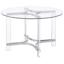 Load image into Gallery viewer, Uptown - 5 Piece Round Dining Set - Chrome