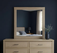 Load image into Gallery viewer, 35" Square Frame Mounted Dresser Mirror - Natural