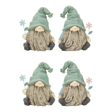 Load image into Gallery viewer, Poly Gnomes (Set of 4) - Brown / Green