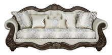 Load image into Gallery viewer, Pierce - Sofa With 5 Pillows - Beige / Cherry