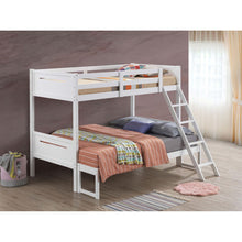 Load image into Gallery viewer, Bunk Bed With Built In Ladder, Safety Guardrails And Angled Access Step