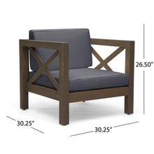 Load image into Gallery viewer, Brava - Mid - Century Modern Club Chair With Water Resistant Cushions