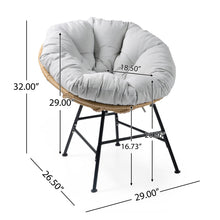 Load image into Gallery viewer, Palos - Outdoor Wicker Lounge Chair (Set of 2) - Brown / Light Gray