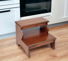Load image into Gallery viewer, 15" Manufactured Wood Backless Chair - Brown