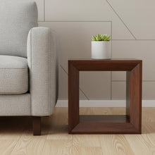 Load image into Gallery viewer, Solid Wood Wood End Table With Drawer Shelf (719328) - Brown