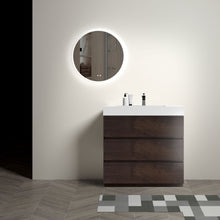Load image into Gallery viewer, Alice - Bathroom Vanity With Large Storage Freestanding Bathroom Vanity, Sink For Modern Bathroom, One-Piece Sink Basin Without Drain And Faucet