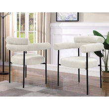 Load image into Gallery viewer, Upholstered Accent Dining Chairs With Armrests (Set of 2)