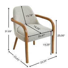Load image into Gallery viewer, Dining Upholstered Armchairs (Set of 2)