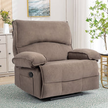 Load image into Gallery viewer, Oversized Manual Recliner Chair Sofa For Living Room