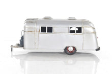 Load image into Gallery viewer, Hand Painted Camping Trailer Model Car - Silver
