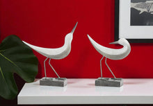 Load image into Gallery viewer, Poly Bird Figurine (Set of 2) - White