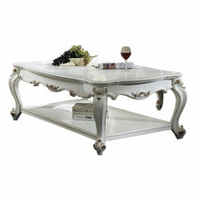 Load image into Gallery viewer, Wood Poly-Resin Coffee Table - Antique Pearl