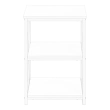 Load image into Gallery viewer, Rectangular Metal Accent Table - White