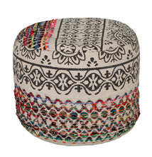Load image into Gallery viewer, Cotton Blend Ottoman - Multicolored