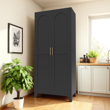 Load image into Gallery viewer, Shapely Doors Cabinet, Metal Storage Cabinet With Doors And Adjustable Shelves