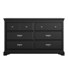 Load image into Gallery viewer, Bristol - 6 Drawer Dresser - Black
