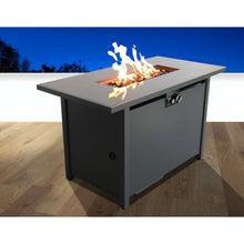 Load image into Gallery viewer, Rectangular Fire Pit With Frame Elegant Design