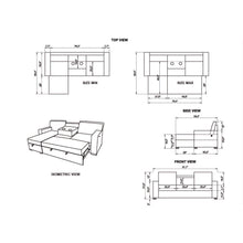 Load image into Gallery viewer, Territory - Pull Out Sofa Bed