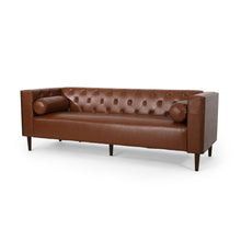 Load image into Gallery viewer, Contemporary 3 Seater Sofa With Tufted Design