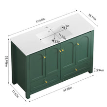 Load image into Gallery viewer, Bathroom Vanity With Sink Combo, 4 Soft Close Doors And 2 Drawers