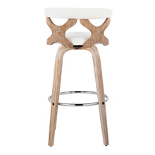 Load image into Gallery viewer, Gardenia - Contemporary Fixed Height Barstool With Swivel With Round Footrest (Set of 2)