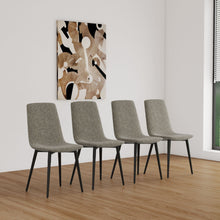 Load image into Gallery viewer, Modern Upholstered Dining Chairs With Cushion Seat And Sturdy Legs (Set of 4)