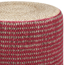 Load image into Gallery viewer, Larissa - Handcrafted Round Braided Pouf